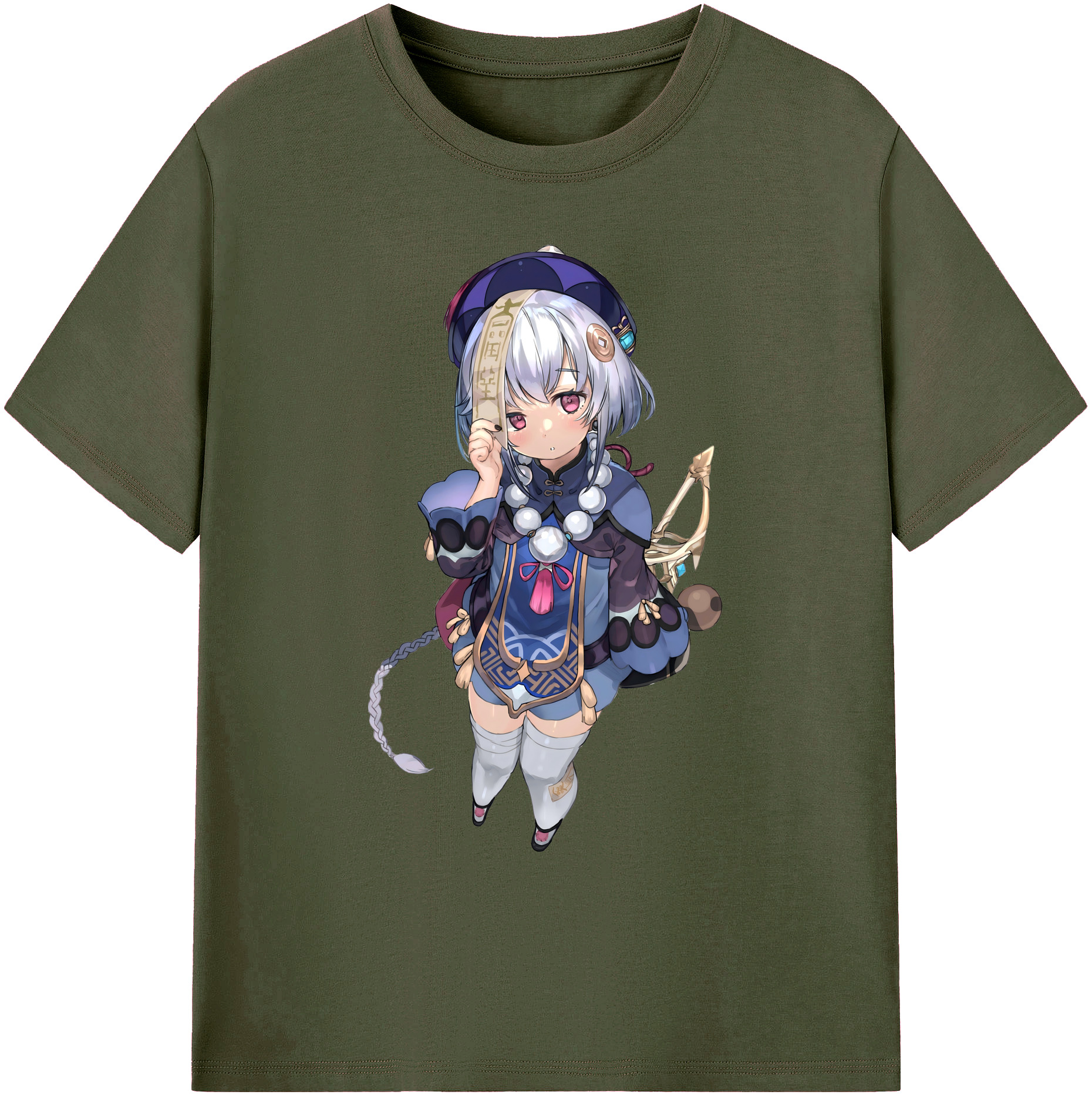 げんし神 七七 なな  genshin Nana 綿100％ メンズ半袖Tシャツ｜肌触りやわらか＆通気性